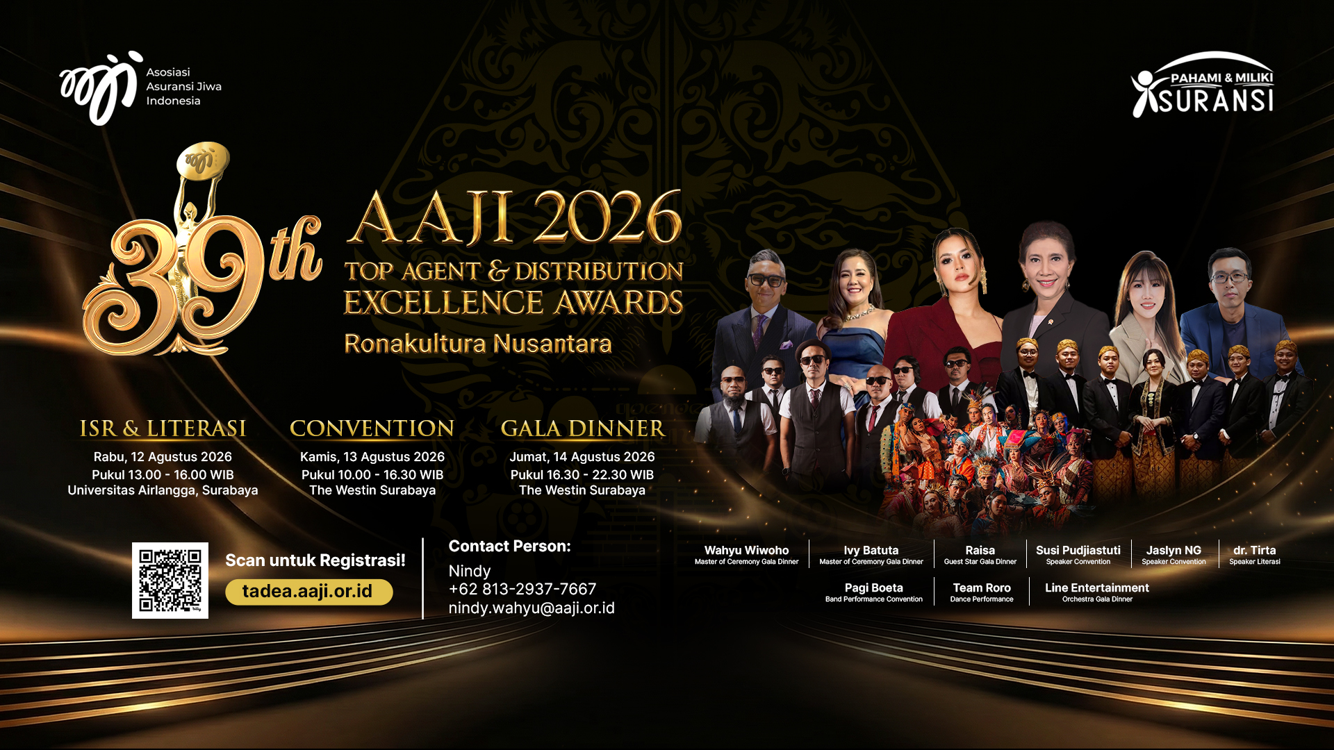 AAJI Hadirkan TADEA 2026 di Surabaya, Ajang Penghargaan Prestisius bagi Tenaga Pemasar Asuransi Jiwa